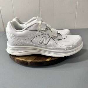 New Balance MW577VW White Leather Walking Shoes Sneakers Women's 7.5 D